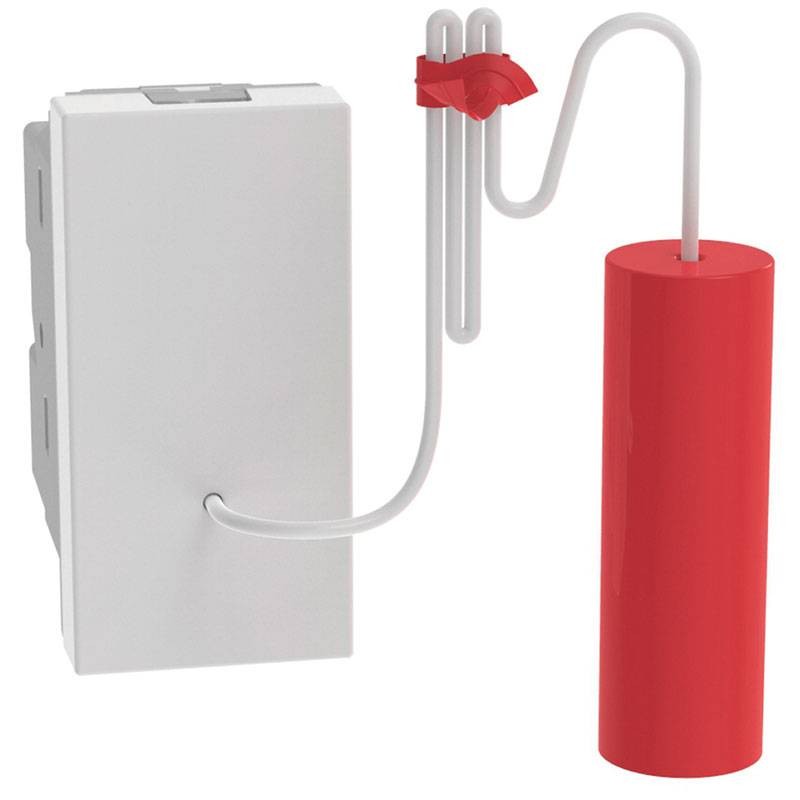 MATIX GO Pulsante a tirante 1P NO/NC 10A 1 modulo bianco JW4033 MATIX GO Pulsante a tirante 1P NO/NC 10A 1 modulo bianco JW4033